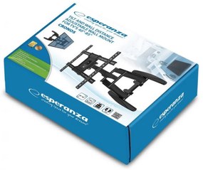 Suport televizor Esperanza ERW021, 40-85", Reglare inclinare, Pana la 68.2 kg, Negru