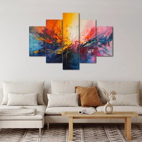 Tablou - Abstracție de culoare (150x105 cm)