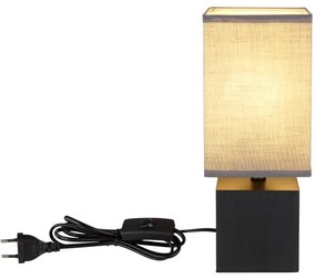 Veioza, lampa de masa design modern Valentino negru