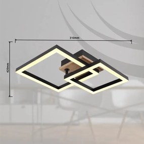 Plafonieră LED Globo 672840-15 BARD LED/15W/230V