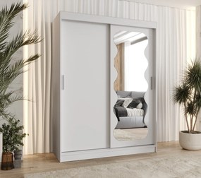 Dulap de haine 150 cm Spock (alb). 1126076