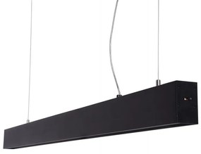 Lustra LED moderna design minimalist LINNEA 140cm negru