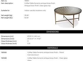 Masuta de cafea design LUX Sorrento