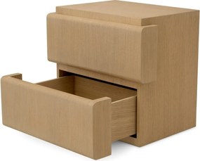 Noptiera LUX Furnir Stejar Natur, Colston