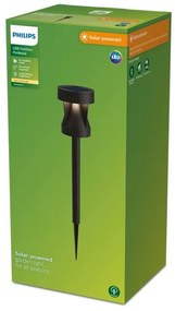 Philips - Lampă solară LED AVERY 1,8W 3,7V 2700K IP44