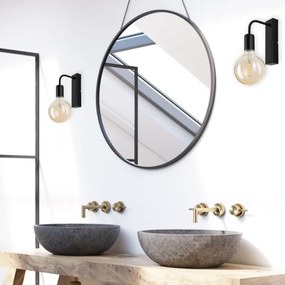 Aplică ASTRID 1xE27/60W/230V negru mat