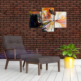 Tablou - Femeia cântând la pian (90x60 cm)