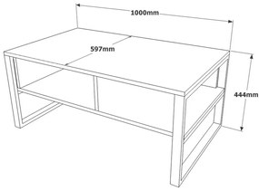 Măsuță de cafea Mera Grey