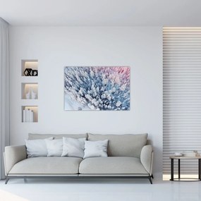 Tablou cu copaci înzăpeziți (90x60 cm)
