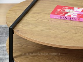 Măsuță de cafea Dario (stejar + negru). 1111597