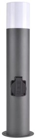 Lampă de exterior cu priză DALLAS 1xE27/12W/230V IP44 antracit