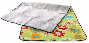 Patura pentru picnic Muhler 2 x 0,8 m, Bumbac perlat + polar, Verde
