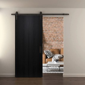 Usa glisanta tip hambar - Barn Door Nu, Gri Antracit, Folie Decor