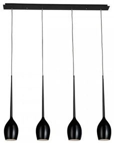 Lustra moderna Izza 4 Black