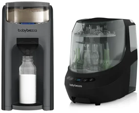 Pachet BebeStart 16 - Espressor Formula Pro Advanced Charcoal + Bottle Washer Pro Black
