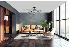 Lustră aplicată KARO 3xE27/15W/230V neagră