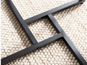 Masa rotunda de dining ALTO II 80 cm, decor maro rustic