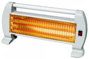 Resigilat: Radiator cu quartz Rosberg R51972A, 1200W, 3 tuburi, 3 trepte,Protectie rasturnare, Alb