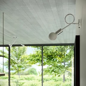 Lustră pe tijă Sollux SL.1440 LOOP 3xE27/15W/230V crom