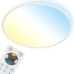 Plafonieră LED dimabilă SLIM LED/22W/230V 2700-6500K Briloner 7080-016 + telecomandă