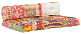 vidaXL Pernă pentru canapea din paleți, multicolor, textil, petice