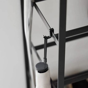 Pantofar negru din metal 90,5x87x26 cm Tower – YAMAZAKI