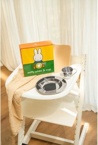 Set de veselă pentru copii 2 buc. din oțel inoxidabil Miffy – Zilverstad