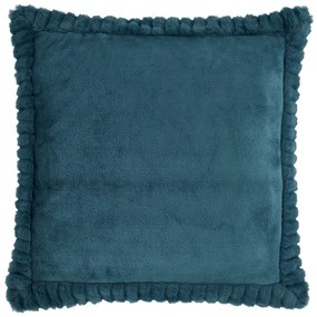 Pernă decorativă 55x55 cm Velvet and Faux Fur – Catherine Lansfield