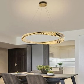 Lustră LED de cristal dimabilă pe cablu LED/50W/230V + telecomandă