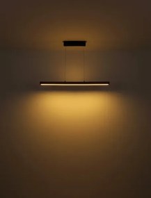 Globo 17015 - Lustra OLIVUS suspendată pe cablu, LED reglabil cu comutare tactilă/24W/230V 3000K maro