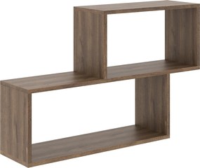 Etajera Rico V1, Stejar Bronz, L 100 x l 25 x H 65 cm