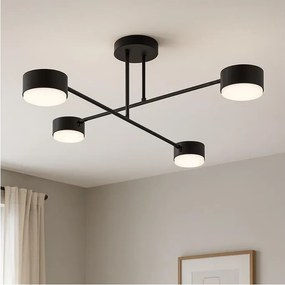 Brilagi - Plafonieră LED cu montaj aparent MONO, 4xGX53/12W/230V, neagră
