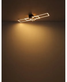 Plafonieră LED Globo 67208-40N DAKARI LED/40W/230V 3000K 25x100 cm negru