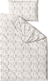 Lenjerie de pat din polibumbac SALVIA gri-maroniu Dimensiune lenjerie de pat: 70 x 90 cm | 140 x 200 cm