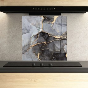 Panou Sticla Bucatarie, 100x100cm, Protectie aragaz, Antistropi, Termorezistent, Abstracte, Marble, Abstract Marble