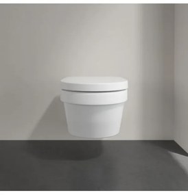 Capac WC, Villeroy&amp;Boch Architectura, cu inchidere lenta, Alb Alpin, 98M9C101