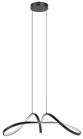 Lustră LED RGBW dimabilă pe cablu Eglo 901159 CALAROSSA-Z LED/22W/230V negru