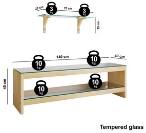 Mobilier living Vamebo 6 (stejar) . 1095720