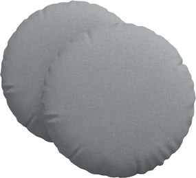 vidaXL Perne de Șezut 2 pcs Gri deschis Ø80 x 29 cm țesătură