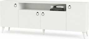 Comoda 616TNM1604, alb, PAL melaminat, 180x45x79 cm