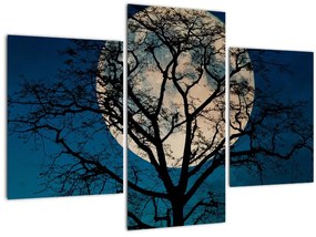 Tablou copacului cu lună plină (90x60 cm)