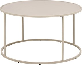 Măsuță de cafea gri rotundă din oțel ø 80 cm Seaford – Actona