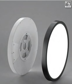 Plafoniera LED slim cu senzor de miscare si protectie IP40 PANKA 30 CCT alb