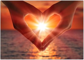 Tablou - Soare în inimă (70x50 cm)
