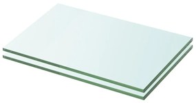 3051545 vidaXL Rafturi, 2 buc., 20 x 25 cm, panouri sticlă transparentă