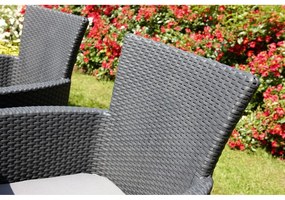 Fotoliu de grădină gri închis din plastic Lowa – Keter