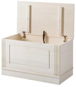 Cufăr alb din lemn de pin 80x45 cm Anita – Støraa