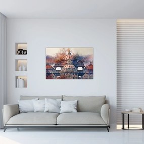 Tablou - Akshardham, New Delhi, India (90x60 cm)