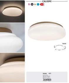 Plafoniera LED pentru baie protectie IP44 Caliope