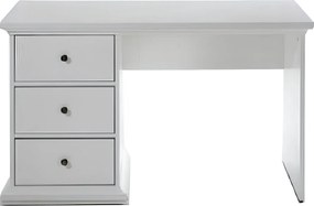 Masă PC, albă, PARIS 77821